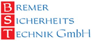 Das Bild zeigt das Logo von BST mit dem Text:"Bremer Sicherheits Technik GmbH"
