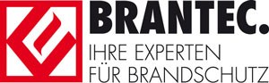 Das Bild zeigt das Logo von Brantec mit dem Text: "BRANTEC- IHRE EXPERTEN FÜR BRANDSCHUTZ"" 
