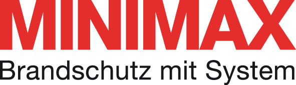 Das Bild zeigt das Logo von MINIMAX Brandschutz mit System