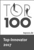 Das Bild ist ein Siegel mit dem Text: "TOP100 Top-Innovator 2017"