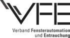 Das Logo enthält zeigt Text:"VFE Verband Fensterautomation und Entrauchung"